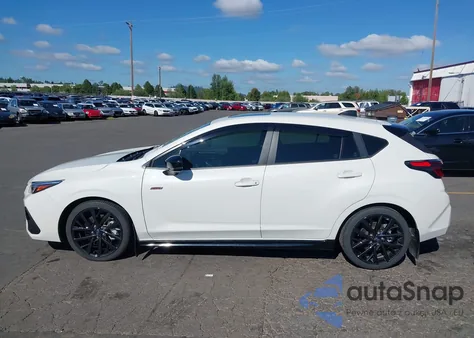 2024 Subaru Impreza Rs 5-Door из США, поврежденный, VIN JF1GUHJC8R8297792